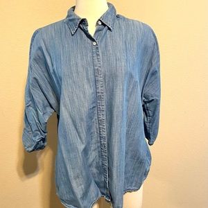 Coldwater Creek denim shirt.
